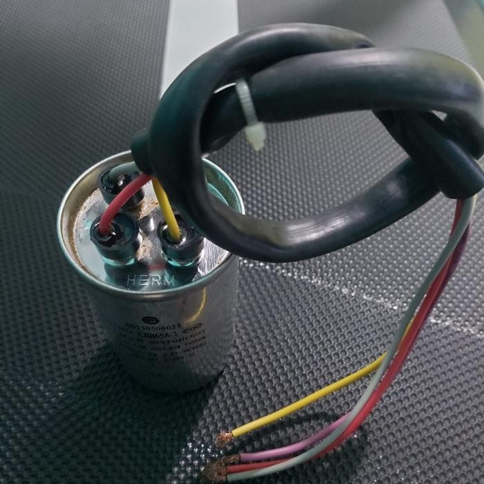 KAPASITOR MESIN CUCI ORIGINAL LG 10 + 5 UF