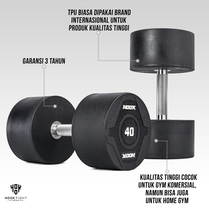 Barbel Alat Fitnes Dumbbell Set Hook Home Gym Dumble Alat Gym Dumbbell