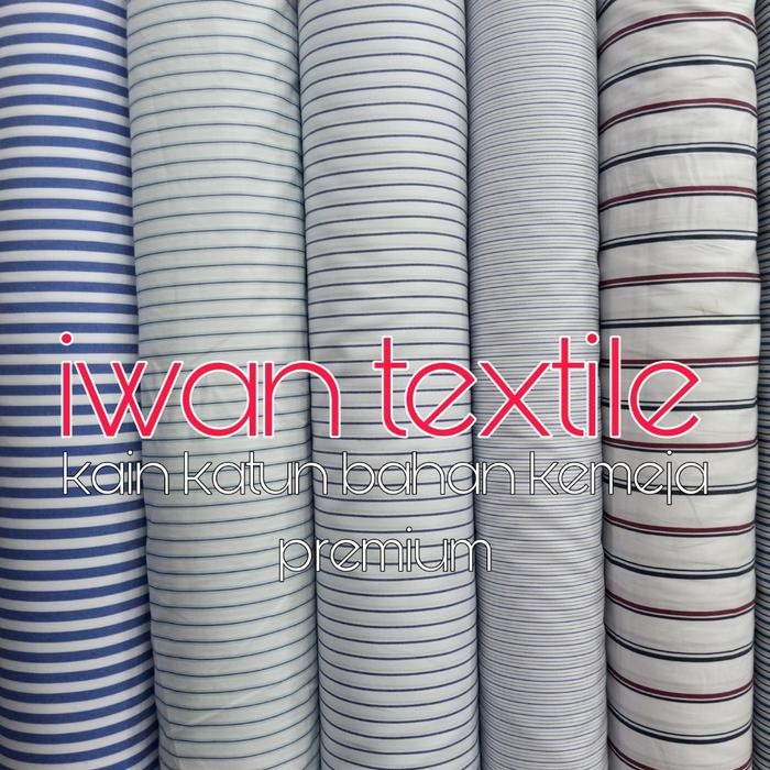 

Promo Kain Katun Motif Garis Garis Kecil / Strip / Salur Bahan Kemeja Pria / Wanitqkatun Italy Itali