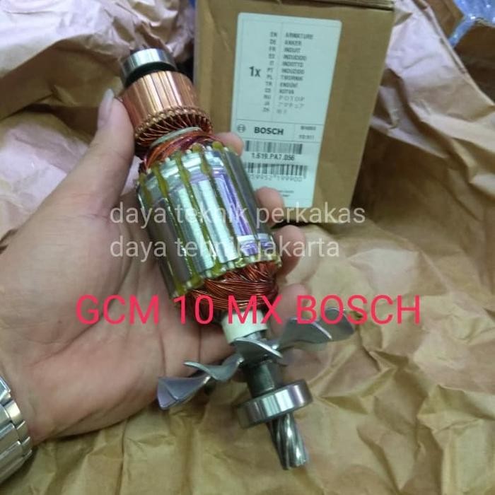 armature miter saw bosch gcm 10 mx ori - rotor bosch gcm10mx - miter s