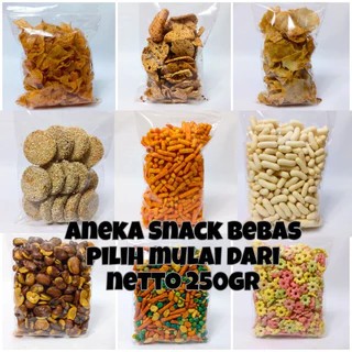 

Aneka Snack Bebas Pilih Netto Mulai 250gr (Vika Snack)