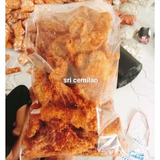 

Kulit ayam crispy pedas daun jeruk isi 1kg