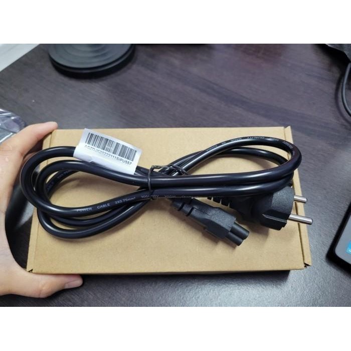 TERBARU KABEL POWER ADAPTOR CHARGER LAPTOP LENOVO THINKPAD 3 LUBANG ORIGINAL TERMURAH