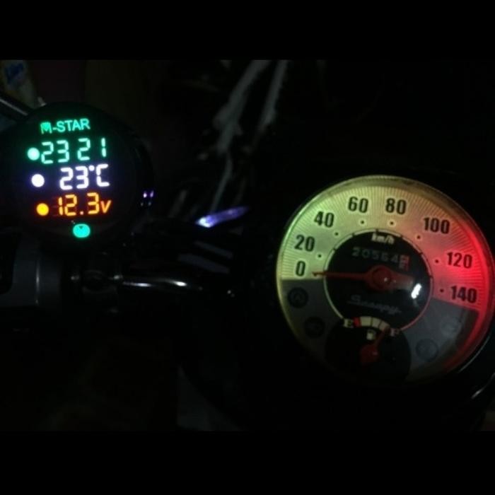 Voltmeter Jam Celcius Voltmeter 3 In 1 Bulat Protaper