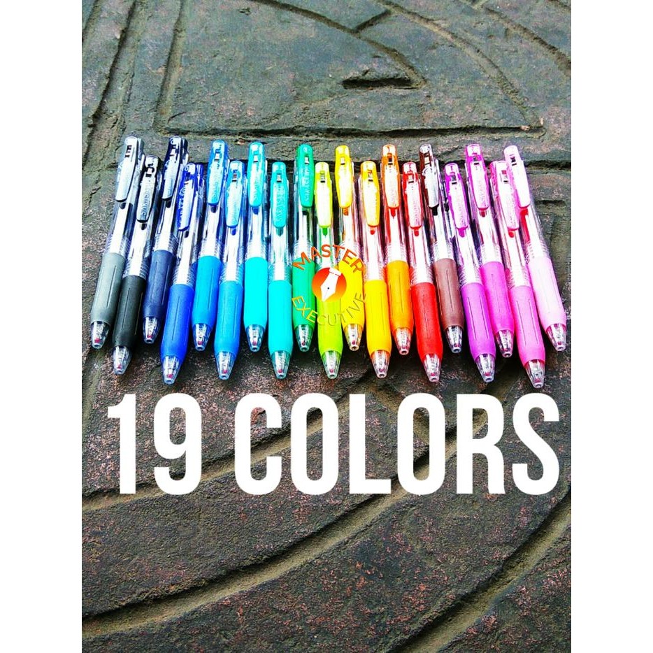 

New Zebra Sarasa Clip JAPAN 0.5 Gel Ink Rollerball / Pulpen Jel Mix Color