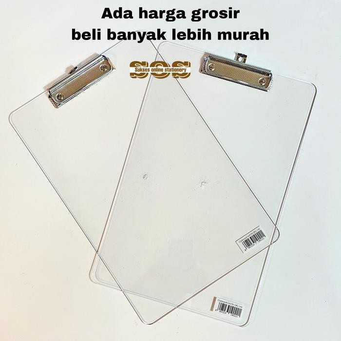 

New SOS Clipboard Plastik MICROTOP CBG-145 / Papan Jalan / Papan Ujian