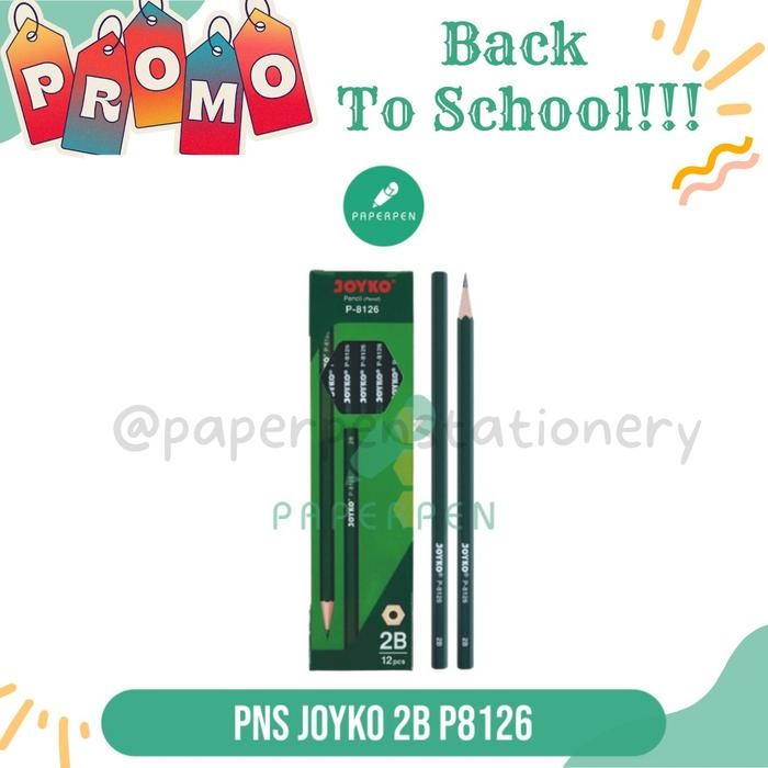 

New 1 LUSIN (12PCS) PENSIL JOYKO P8126/P8127 PENSIL MURAH SEKOLAH Stationery