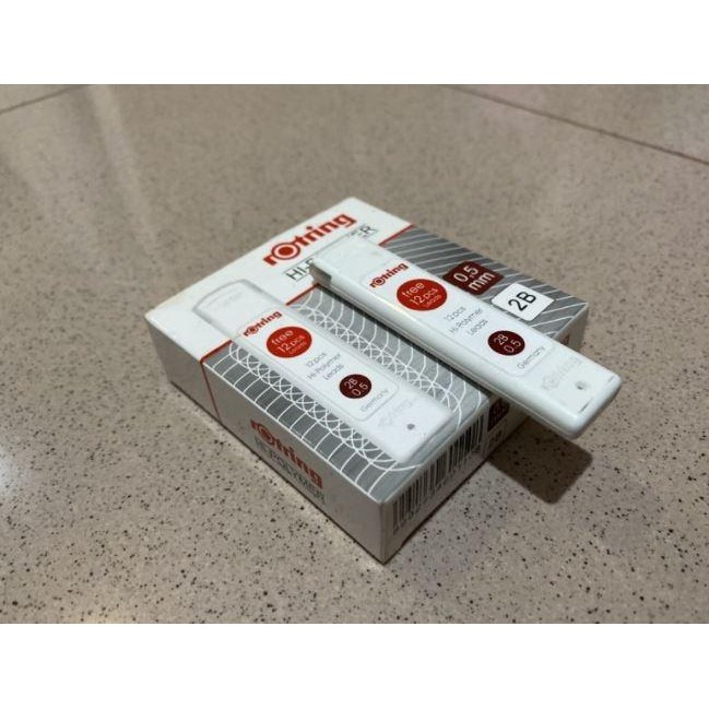 

New Isi/ Refill Pensil Mekanik Rotring 0.5mm 2B (per tube)