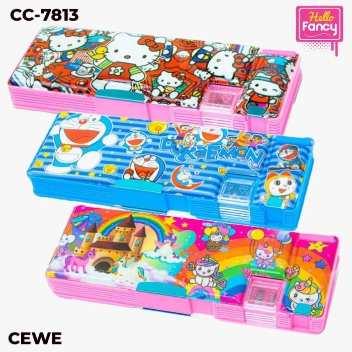 

New Kotak Pensil / Tempat Pensil Karakter + Rautan PC-20-02