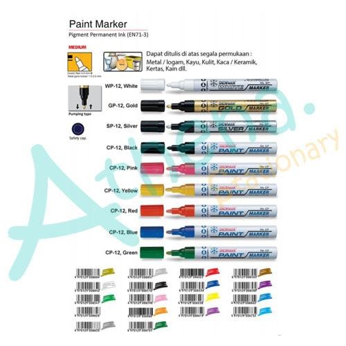 

New SPIDOL PAINT MARKER Snowman BESAR CP/WP/SP/GP