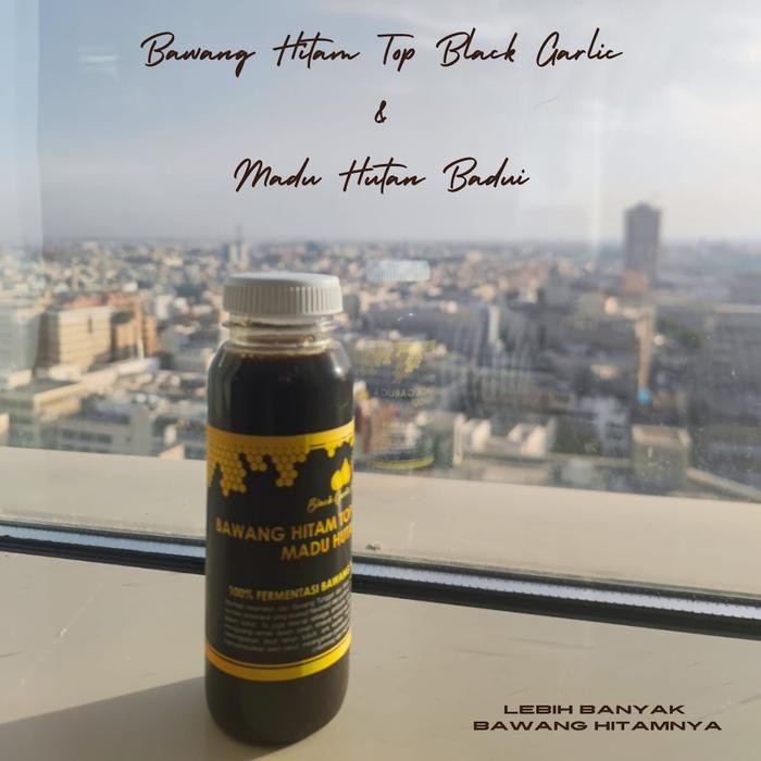 

Bawang Hitam Top Black Garlic Dan Madu Hutan Badui Herbal 350Gr