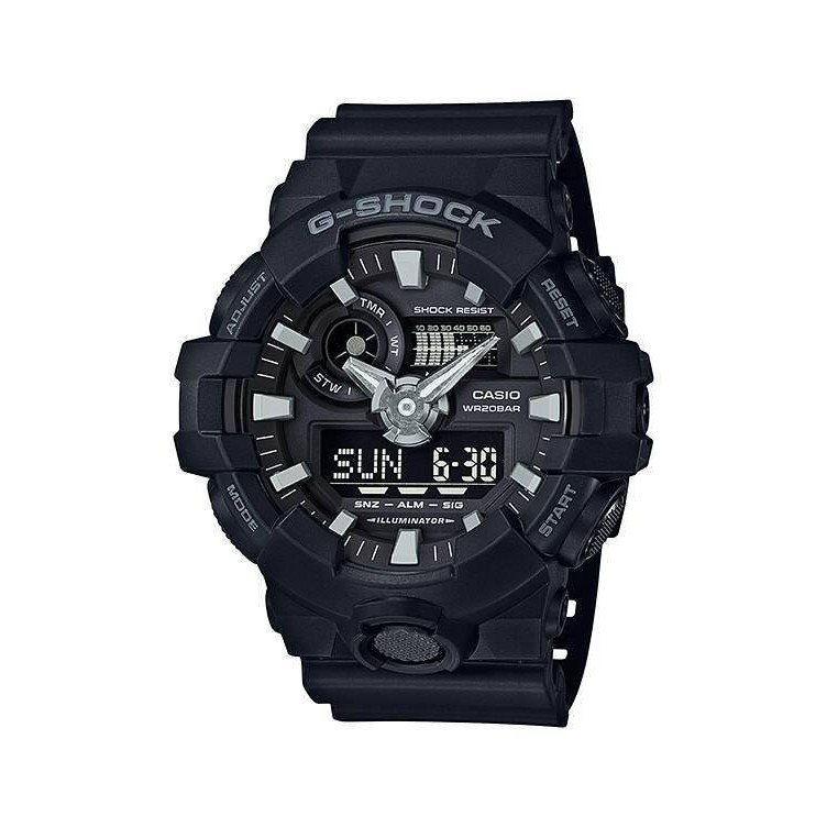 Casio G-Shock Ga-700-1B / Gshock Ga700-1B Original & Bergaransi