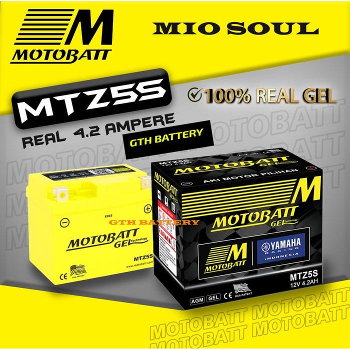 Aki Motor Motobatt Yamaha Mio Soul Original