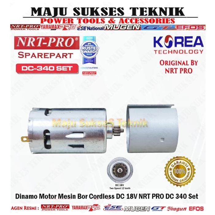 Dinamo Motor 21V Bor Cordless Nrt Pro 340 Dc Dc340 Dc 340