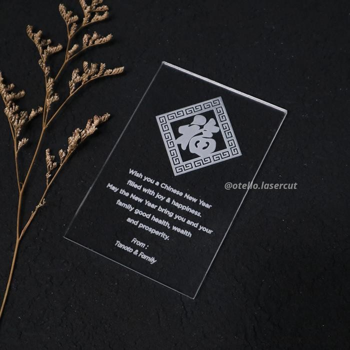 Sale Custom Kartu Ucapan Imlek Greetings Card Cny Sincia Chinese New Year