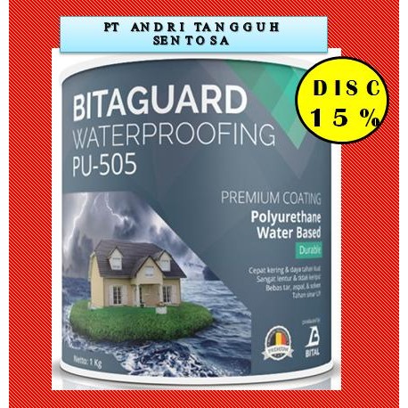 BITAGUARD - PU 505 WATERPROOFING COATING 20KG