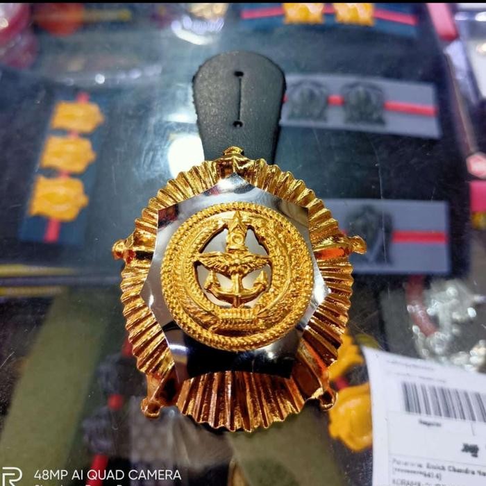 Tanda Jabatan Brigjen Mabes TNI Exklusive Full Gold