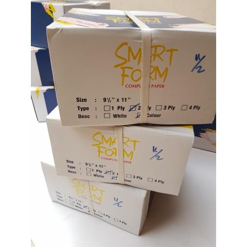 

SALE Continuous Form 2 ply/2 ukuran 9.511 SMART FORM. K2 cacah 2