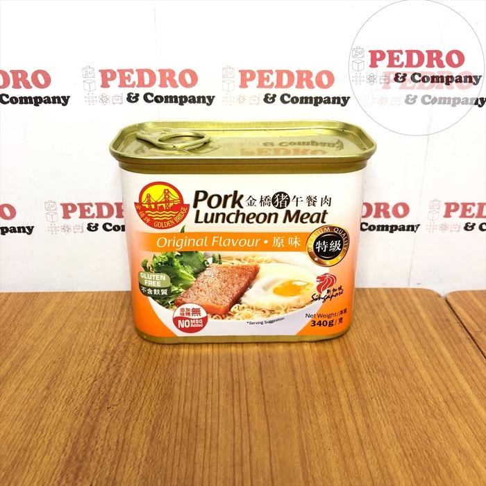 

Promo Golden Bridge Pork Luncheon Meat 340gr Singapore Daging Babi