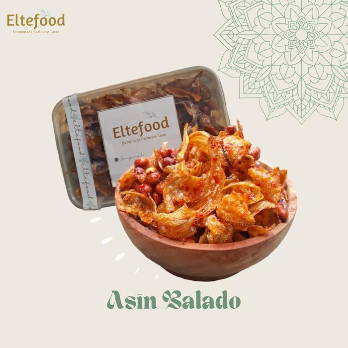 

Baru Asin Balado Eltefood 250gr Camilan Pedas Gurih