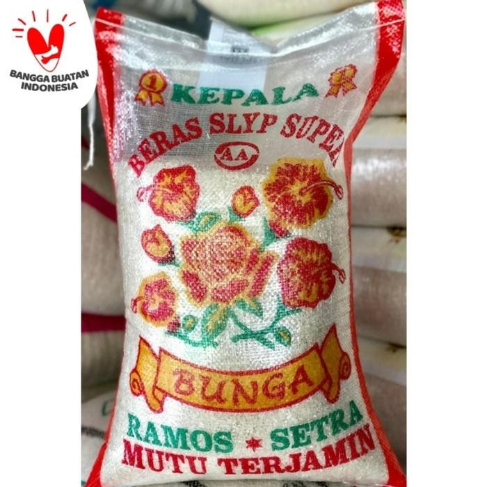 

Baru Beras Kepala Slyp Cap Bunga 10 kg Beras Premium