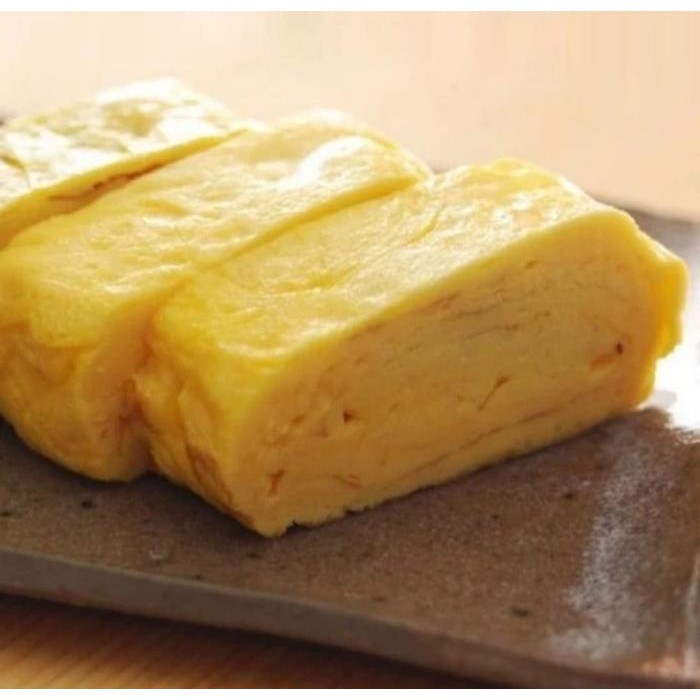 

Baru Tamagoyaki Frozen Halal 500gr Telur Gulung Jepang Premium