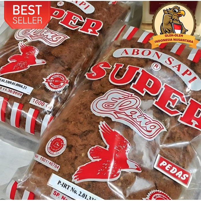 

Baru Abon Sapi Super Cap Elang 250g - Makanan Kering Siap Saji