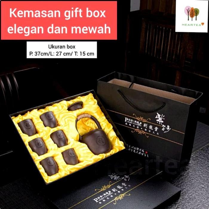 Japanese Style Clay Tea Pot Set / Teko Set Tanah Liat Klasik