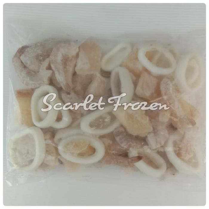 

Baru Seafood Mix Frozen - Udang, Ikan Dori & Cumi