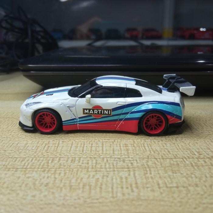 Mini Gt Lb Works Nissan Gt-R R35 Lbwk Martini Racing