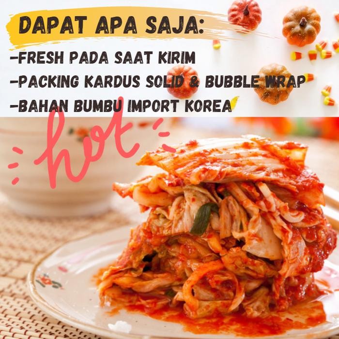 

Baru Kimchi Pedas / Spicy Kimchi Halal 500gr Korea