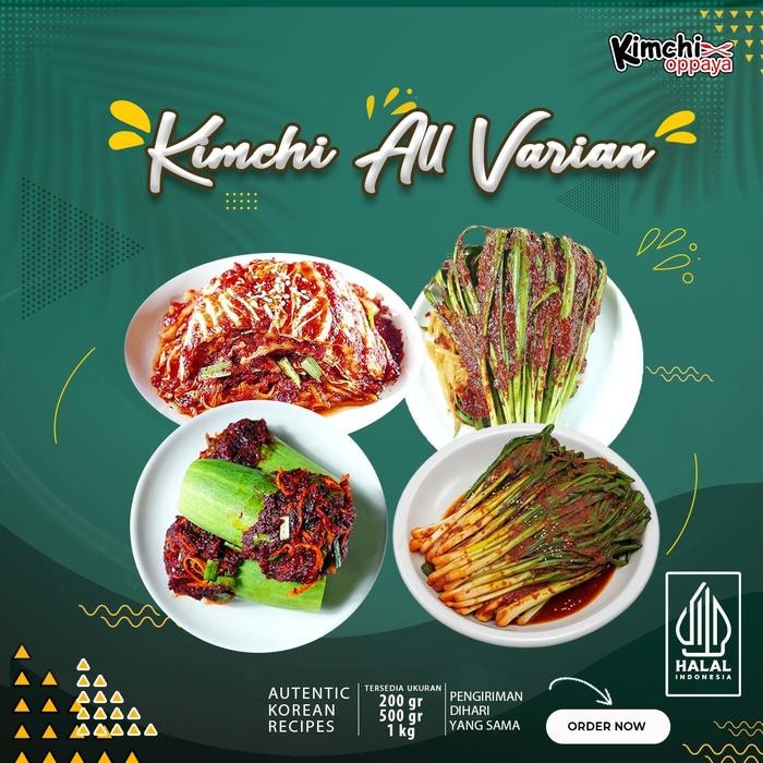 

Baru Kimchi Oppaya 200 Gram Halal Semua Varian