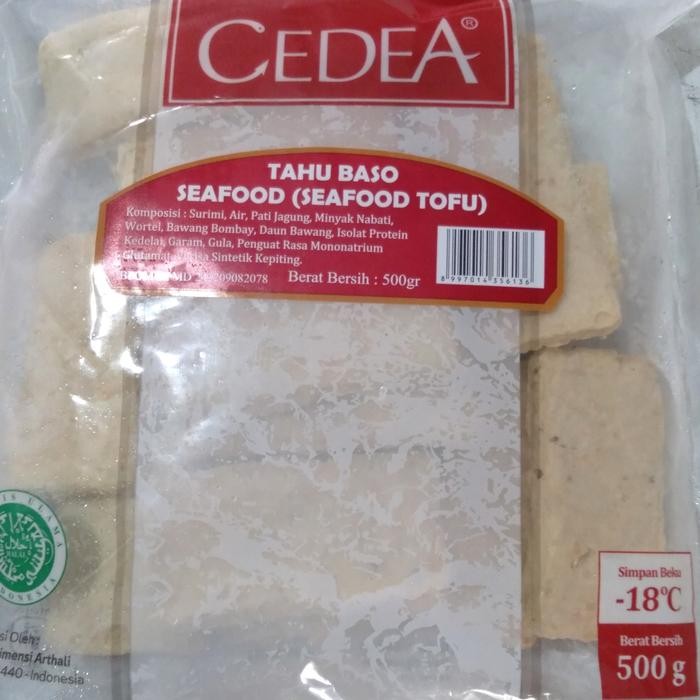 

Baru Tahu Baso Seafood 500Gr / Cedea Tofu
