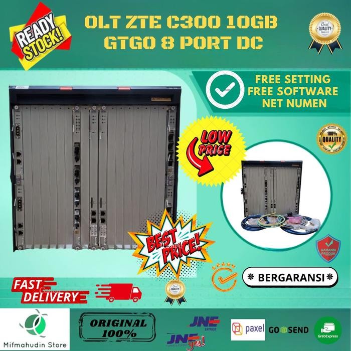 OLT ZTE C300 10GB GTGO 8PORT DC