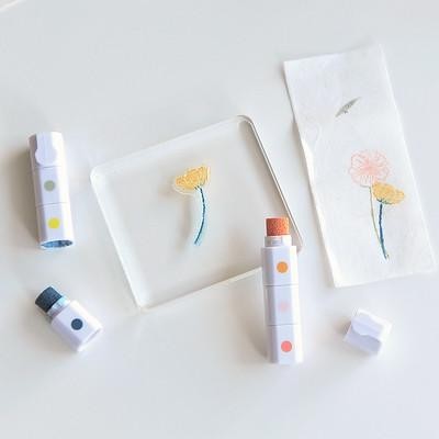 

Mu Inky Pen Oil-Based Ink - Three Colors In One Pen