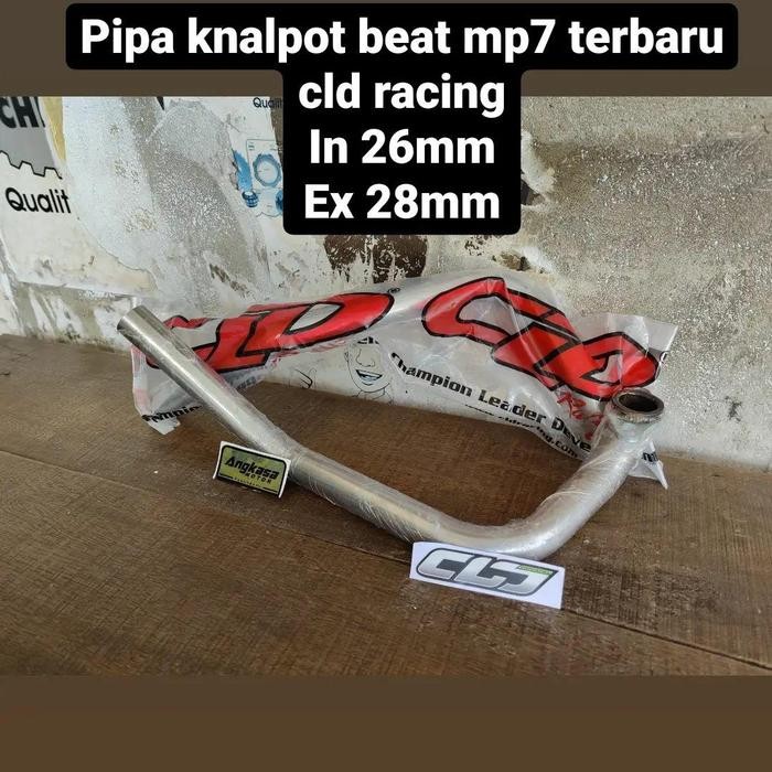 pipa knalpot CLD racing MP7 130cc std beat spek terbaru in 26 ex 28