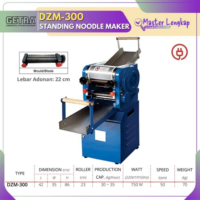 GETRA NOODLE MAKER MACHINE WITH STANDING DZM-300 / DZM300 / DZM 300