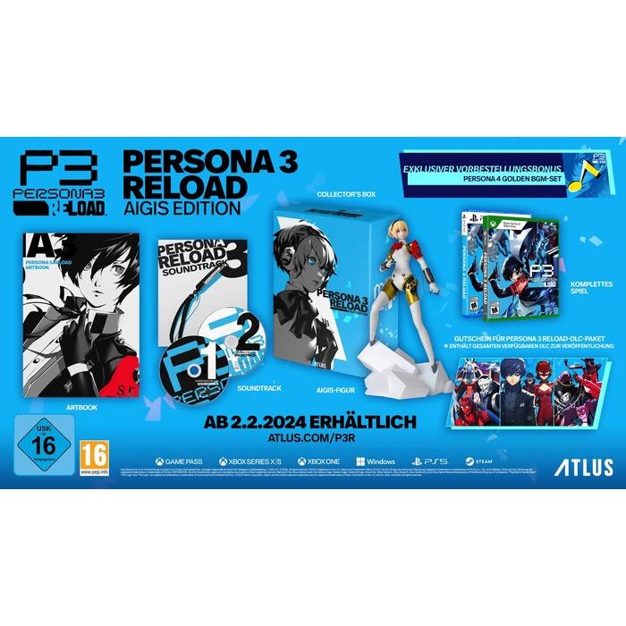 P3R Persona 3 Reload AIGIS Collector Edition PS5 XBOX X PLAYSTATION 5