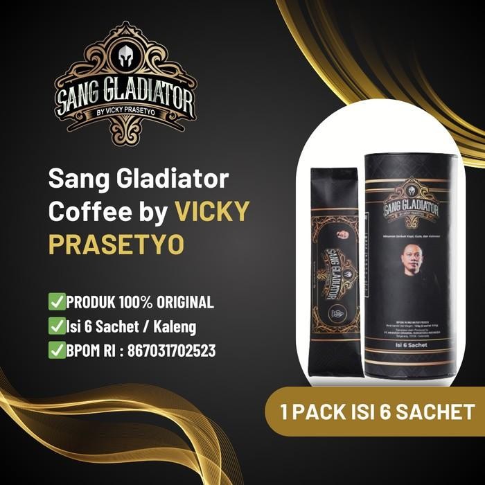 

Sang Gladiator Coffe Minuman Kopi Stamina Pria Dewasa Original Bpom