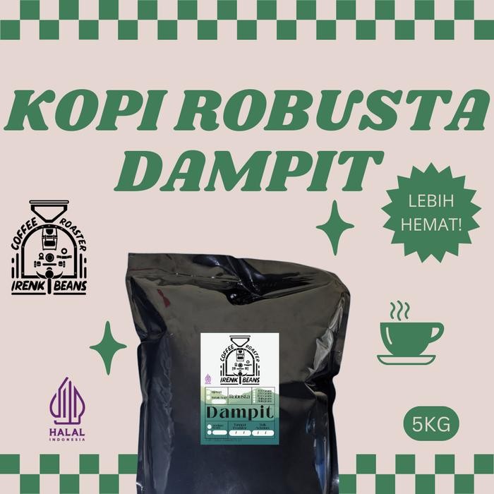 

Kopi Robusta Dampit 5000g 5KG Biji Bubuk