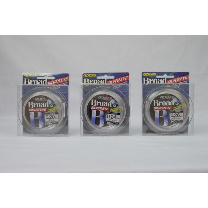 Senar Owner Broad Silver Eye 0.20Mm 300M