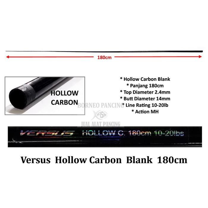 Blank Versus Hollow Carbon 180 (10 - 20Lb)