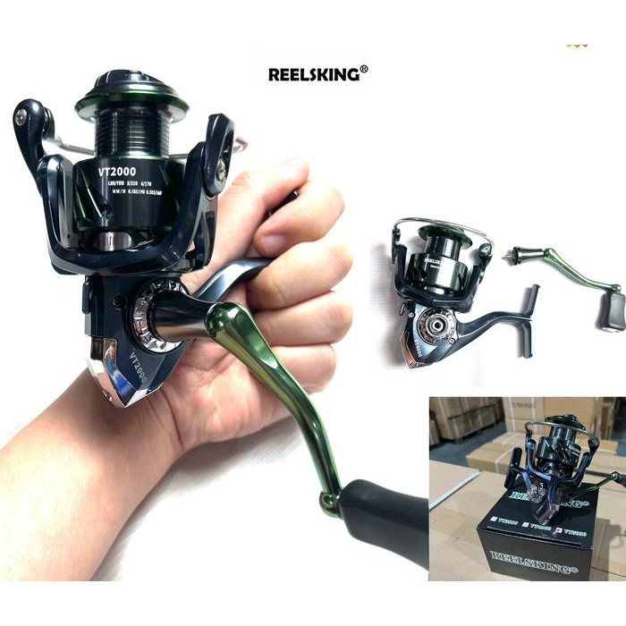 Power Handle Gulungan Pancing Reelsking Vt 2000 -7000 Spinning Reel