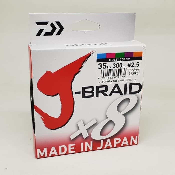 Pe Daiwa J-Braid X8 #Pe 2.5 - 300M Multi