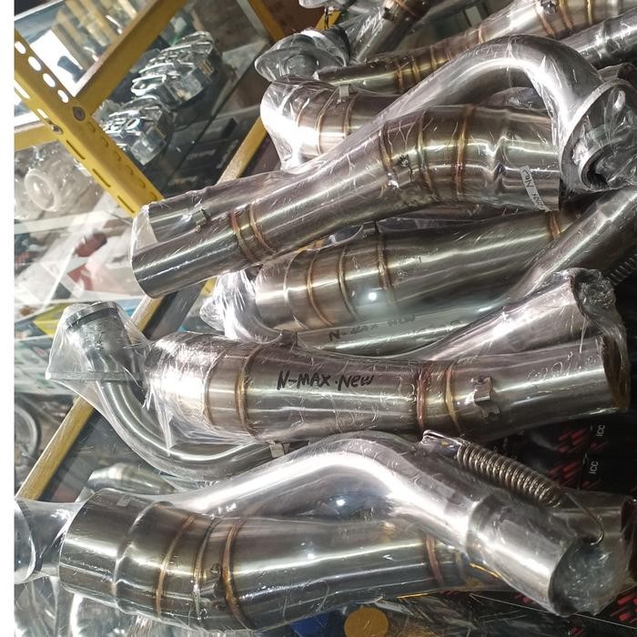 LEHER KNALPOT NMAX NEW/HEADER KNALPOT NMAX 2020/PIPA KNALPOT NEW NMAX