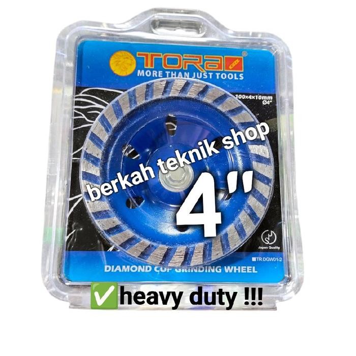 MATA POLES GERINDA 4" DIAMOND CUP GRINDING WHEEL poles amplas BETON TEMBOK MARMER GRANIT KAYU