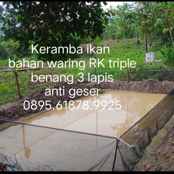 Hapa Keramba 4 X 6 X 1.5 Waring Jaring Ikan