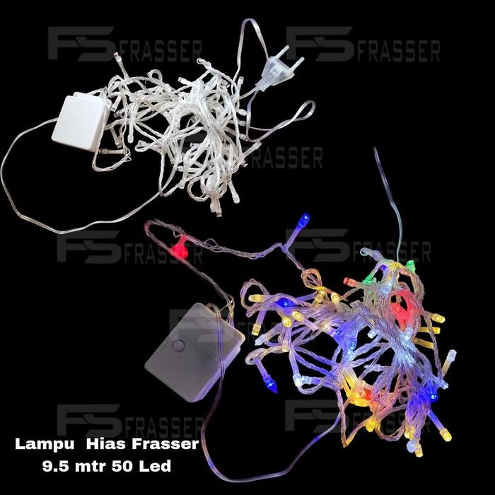 Frasser Lampu Tumblr / Lampu Natal Led Rainbow / Tumblr Light / Lampu Hias 10M 100 Led Kotak