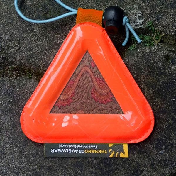 TRIANGLE REFLECTOR SEPEDA / REFLEKTOR SEGITIGA WARNA