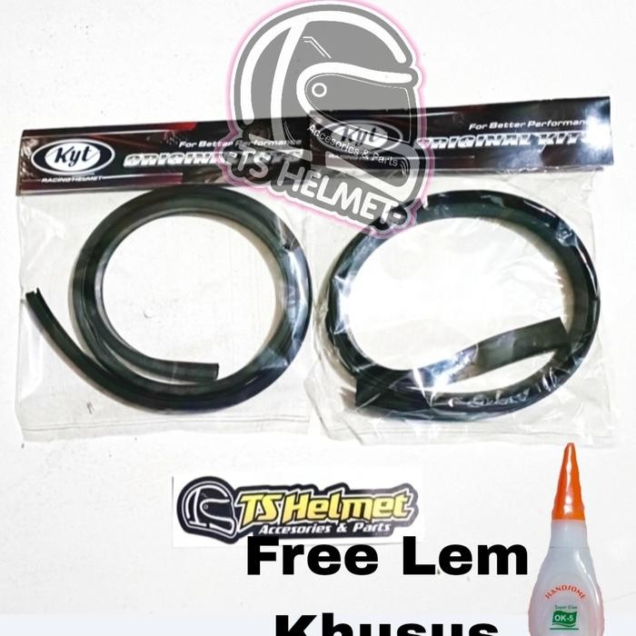 Karet List Helm Kyt R10 Vendetta 2 Falcon K2r Rc7 Original